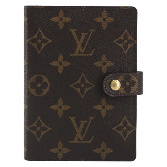 LOUIS VUITTON Monogram Agenda PM Day Planner Cover R20005 LV Auth am12167A