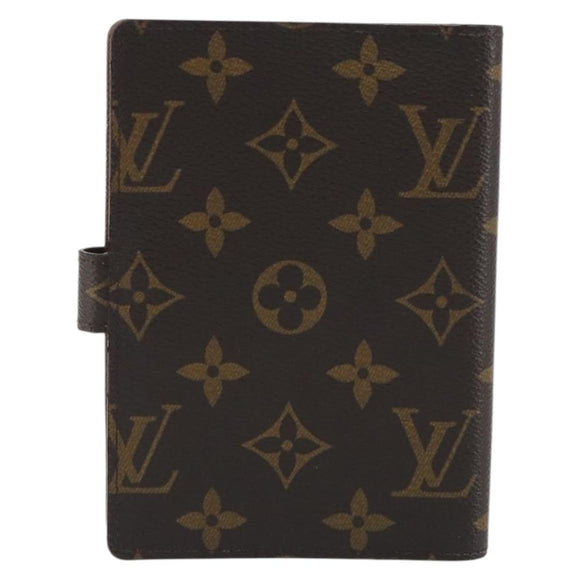LOUIS VUITTON Monogram Agenda PM Day Planner Cover R20005 LV Auth am12167A