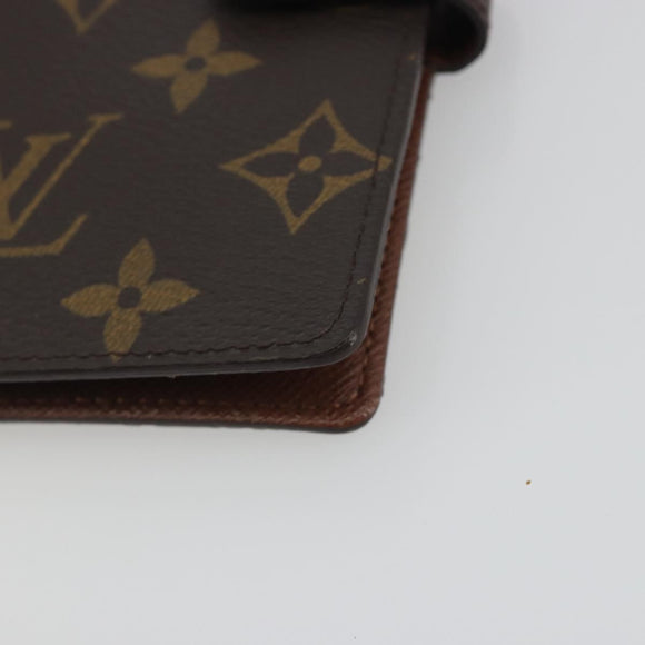 LOUIS VUITTON Monogram Agenda PM Day Planner Cover R20005 LV Auth am12167A