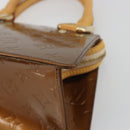 LOUIS VUITTON Monogram Vernis Mini Forsythe Hand Bag Bronze M91120 Auth am12170A-10