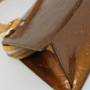 LOUIS VUITTON Monogram Vernis Mini Forsythe Hand Bag Bronze M91120 Auth am12170A-13