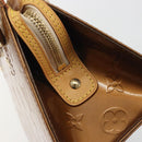 LOUIS VUITTON Monogram Vernis Mini Forsythe Hand Bag Bronze M91120 Auth am12170A-14