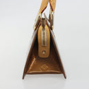 LOUIS VUITTON Monogram Vernis Mini Forsythe Hand Bag Bronze M91120 Auth am12170A-4