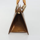 LOUIS VUITTON Monogram Vernis Mini Forsythe Hand Bag Bronze M91120 Auth am12170A-5
