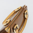 LOUIS VUITTON Monogram Vernis Mini Forsythe Hand Bag Bronze M91120 Auth am12170A-6