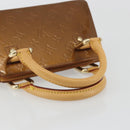 LOUIS VUITTON Monogram Vernis Mini Forsythe Hand Bag Bronze M91120 Auth am12170A-7