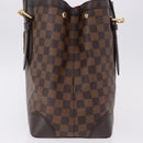 LOUIS VUITTON Damier Ebene Hampstead MM Tote Bag N51204 LV Auth am12171V-4