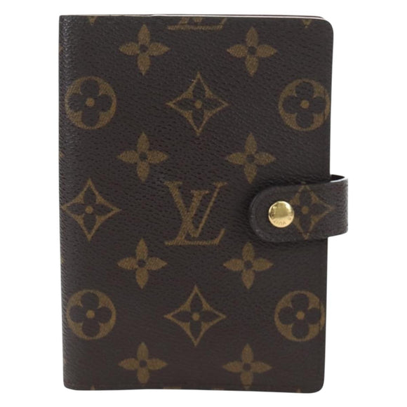 LOUIS VUITTON Monogram Agenda PM Day Planner Cover R20005 LV Auth am12172V