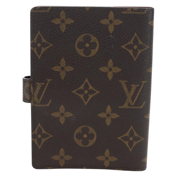 LOUIS VUITTON Monogram Agenda PM Day Planner Cover R20005 LV Auth am12172V