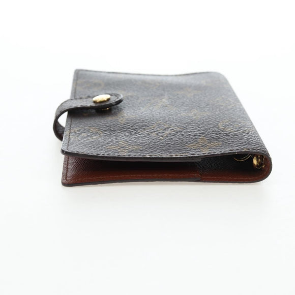 LOUIS VUITTON Monogram Agenda PM Day Planner Cover R20005 LV Auth am12172V