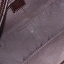 FENDI Zucca Canvas Mamma Baguette Shoulder Bag Black Brown Auth am12180V-19