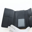 GUCCI Interlocking Round Long Wallet Leather Outlet Black 449397 Auth am12188V-9