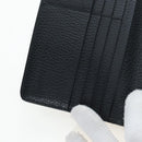 GUCCI Interlocking Round Long Wallet Leather Outlet Black 449397 Auth am12188V-20