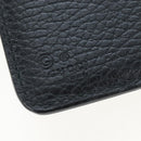GUCCI Interlocking Round Long Wallet Leather Outlet Black 449397 Auth am12188V-23