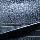 GUCCI Interlocking Round Long Wallet Leather Outlet Black 449397 Auth am12188V-11