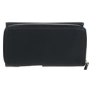 GUCCI Interlocking Round Long Wallet Leather Outlet Black 449397 Auth am12188V-2
