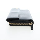 GUCCI Interlocking Round Long Wallet Leather Outlet Black 449397 Auth am12188V-3