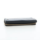 GUCCI Interlocking Round Long Wallet Leather Outlet Black 449397 Auth am12188V-5