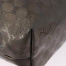 GUCCI GG implementation Tote Bag PVC Gray 211120 Auth am12189V-10