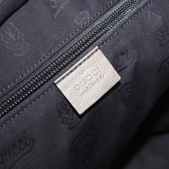 GUCCI GG implementation Tote Bag PVC Gray 211120 Auth am12189V
