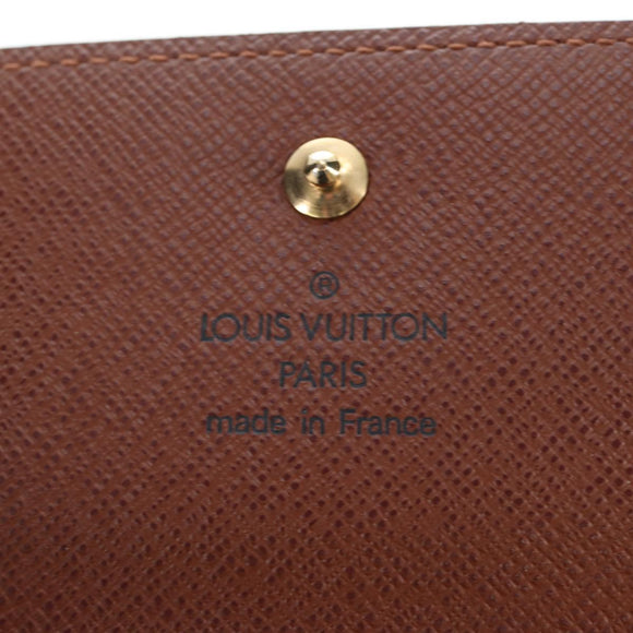 LOUIS VUITTON Monogram Porte Monnaie Bier Cartes Crdit M61652 LV Auth am12192V