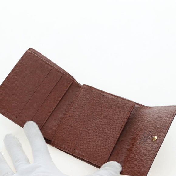 LOUIS VUITTON Monogram Porte Monnaie Bier Cartes Crdit M61652 LV Auth am12192V