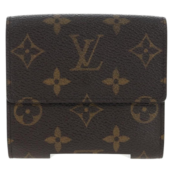 LOUIS VUITTON Monogram Porte Monnaie Bier Cartes Crdit M61652 LV Auth am12192V