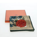 HERMES Carre 90 Scarf Silk Beige Green Auth am12194M-15