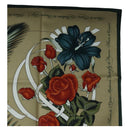 HERMES Carre 90 Scarf Silk Beige Green Auth am12194M-4