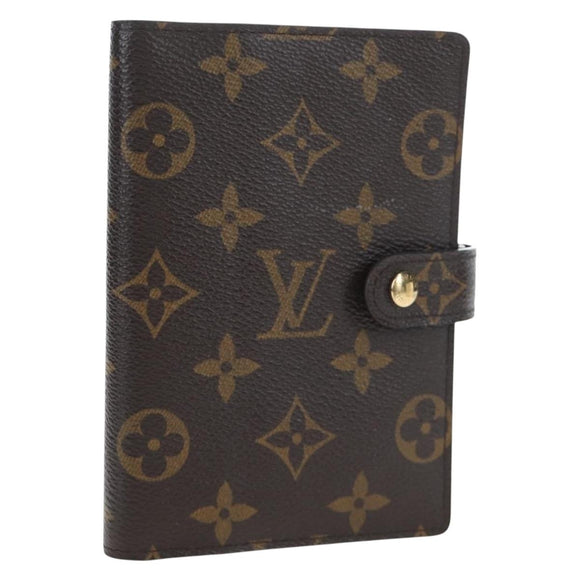 LOUIS VUITTON Monogram Agenda PM Day Planner Cover R20005 LV Auth am12195V