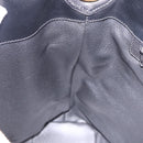 CELINE Macadam Canvas Circle Shoulder Bag PVC Black Gold Auth am12198V-19