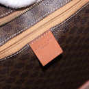 CELINE Macadam Canvas Tote Bag PVC Brown Gold Auth am12199A-17