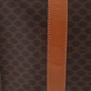 CELINE Macadam Canvas Tote Bag PVC Brown Gold Auth am12199A-4