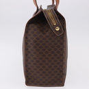 CELINE Macadam Canvas Tote Bag PVC Brown Gold Auth am12199A-5