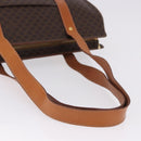 CELINE Macadam Canvas Tote Bag PVC Brown Gold Auth am12199A-8