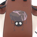 LOEWE Studio Ghibli Hammock Drawstring Mini Bag Canvas 2way Brown Auth am12202SM-20