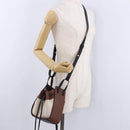 LOEWE Studio Ghibli Hammock Drawstring Mini Bag Canvas 2way Brown Auth am12202SM-25