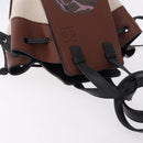 LOEWE Studio Ghibli Hammock Drawstring Mini Bag Canvas 2way Brown Auth am12202SM-6
