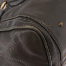 Chloe Paddington Hand Bag Leather Khaki Silver gold Auth am12204V-8
