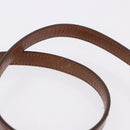 Miu Miu Side Ribbon Hand Bag Leather 2way Brown Gold RN0893 Auth am12206V-8