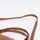 Chloe Margaret Hand Bag Leather 2way Brown Gold Auth am12208A-10
