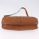 Chloe Margaret Hand Bag Leather 2way Brown Gold Auth am12208A-11