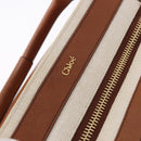 Chloe Margaret Hand Bag Leather 2way Brown Gold Auth am12208A-19
