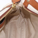 Chloe Margaret Hand Bag Leather 2way Brown Gold Auth am12208A-22