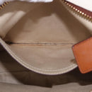 Chloe Margaret Hand Bag Leather 2way Brown Gold Auth am12208A-24