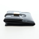 GUCCI G Trifold Wallet Leather Black Auth am12210V-4