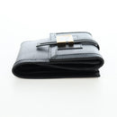 GUCCI G Trifold Wallet Leather Black Auth am12210V-5