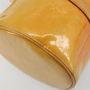LOUIS VUITTON Monogram Vernis Bedford Hand Bag Beige M91006 LV Auth am12215V-16