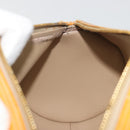 LOUIS VUITTON Monogram Vernis Bedford Hand Bag Beige M91006 LV Auth am12215V-20
