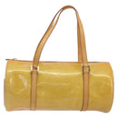 LOUIS VUITTON Monogram Vernis Bedford Hand Bag Beige M91006 LV Auth am12215V-13